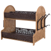 Сушка для посуду Violet House 0414 Ажур BROWN 28х40х38 см