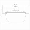 Кастрюля Tramontina Trento (4 л) 24 см 20805/024