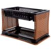 Сушка для посуду Violet House 0053 Ротанг BROWN 29х44х29 см