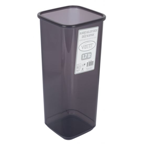 Контейнер для сипучих Violet House 0299 Transparent Black 1.7 л