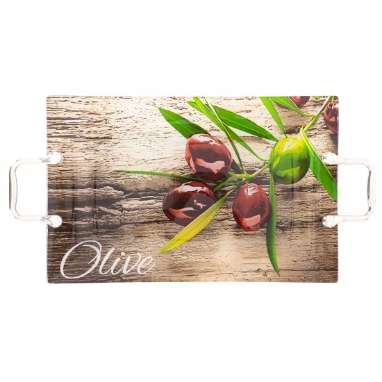 Блюдо 35*22,5см з ручками Viva Olives S3235-Q007