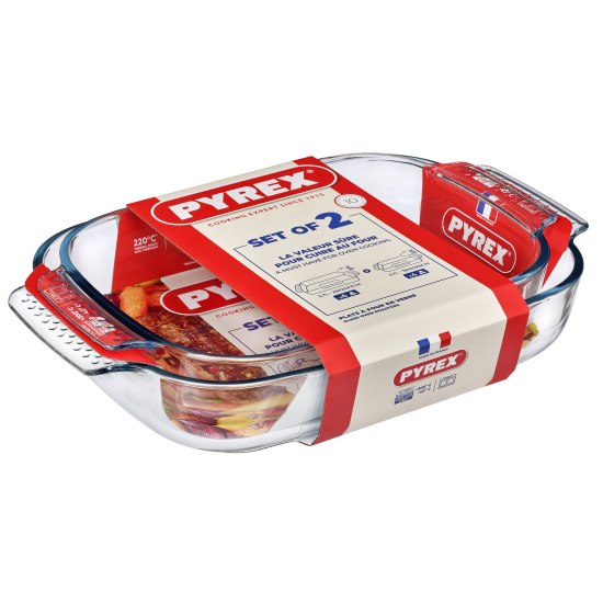 Набір форм для запікання Pyrex Classic, 2 предмети 913S608/8043