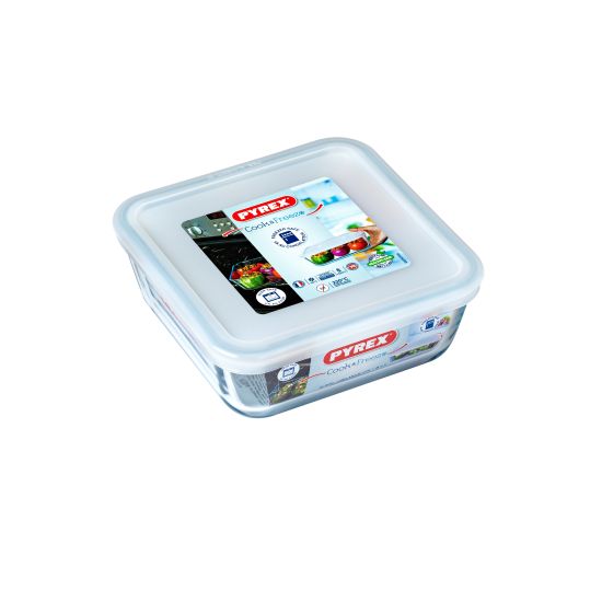 Форма з кришкою Pyrex Cook&Freez, 15х15 см 218P001/7646