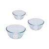 Набір мисок Pyrex, 3 шт (0.7 л, 1.1 л, 2.3 л) 913S603/8044