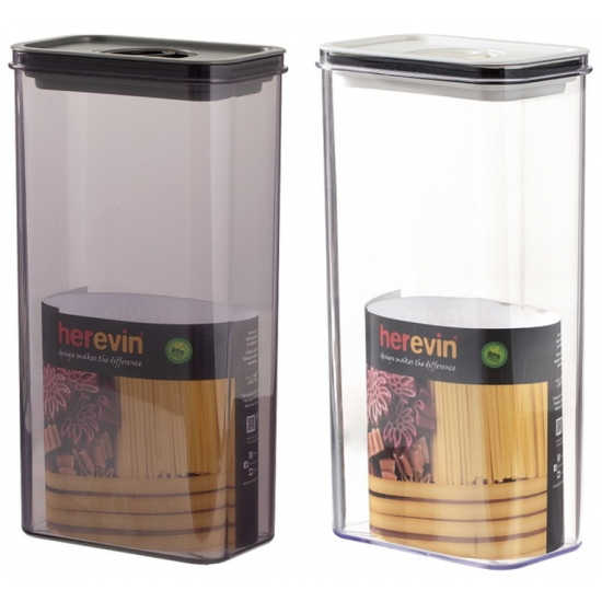Контейнер HEREVIN Canister-Vacuum Lid-White-Black 3 л (161194-000)