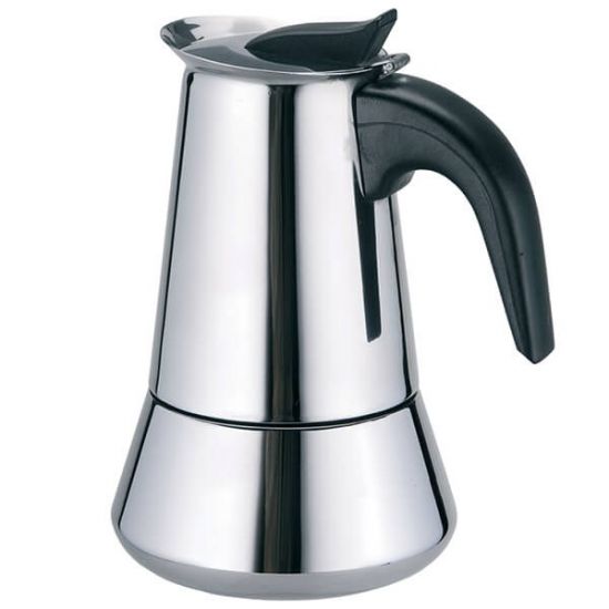 Кофеварка гейзерная 100мл нерж.сталь Espresso Moka MR-1660-2