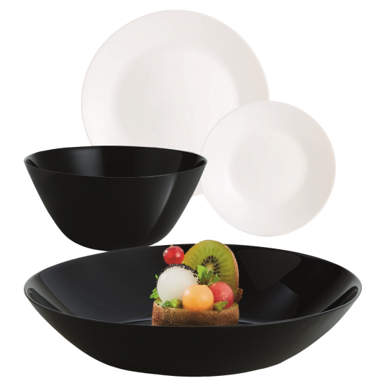 Сервіз Luminarc Lillie Black&White, 19 предметів X1202