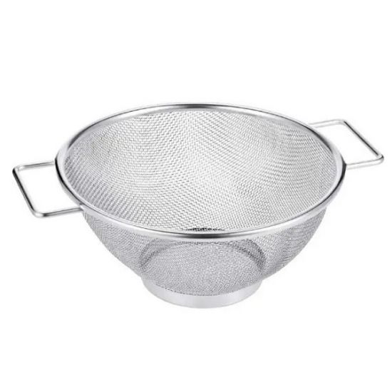 Дуршлаг 25см нерж.сталь с двумя ручками EB-18234