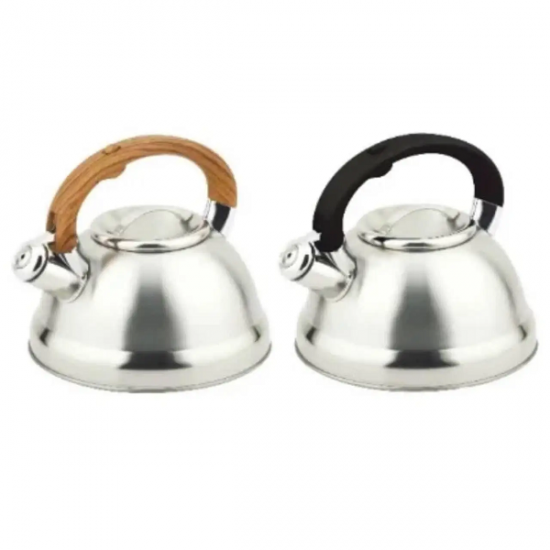 Чайник 3,0л с свистком нерж.сталь EB-3539