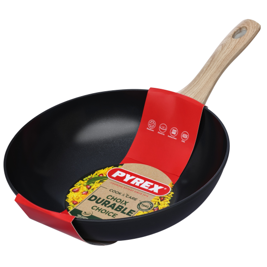 Сковорода Pyrex Cook&Care 28 см, WOK CR28BW6/8044