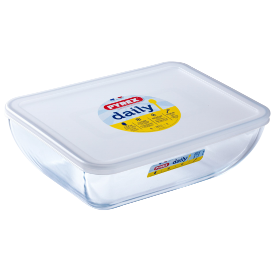 Форма з кришкою Pyrex Daily, 28х22 см 344P000/3643