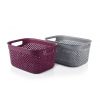 Корзина 6,6л 29*21,5*15см Drop Design холл-серый M-163