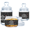 Набір банок Luminarc Club Kitchen Memories, 3х0.5, 0.75, 1 л X1073