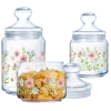 Набір банок Luminarc Club Roisin, 3х0.5, 0.75, 1 л X1080
