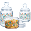Набір банок Luminarc Club Rossary, 3х0.5, 0.75, 1 л X1076
