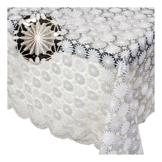 Клейонка Lace Ажур 1,32*22м 102 D Silver