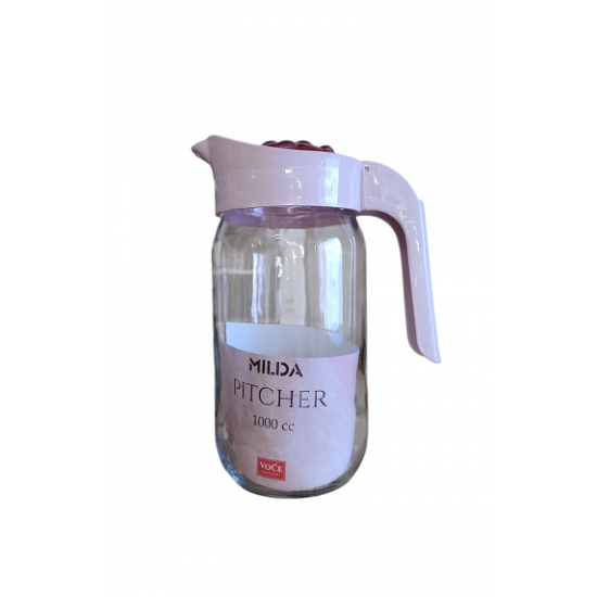 Глечик 1,0 л скляний Milda VC-1042