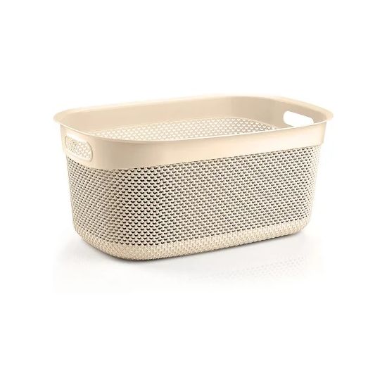 Кошик 9,0л 33*24*16,5см Drop Design пудра M-164