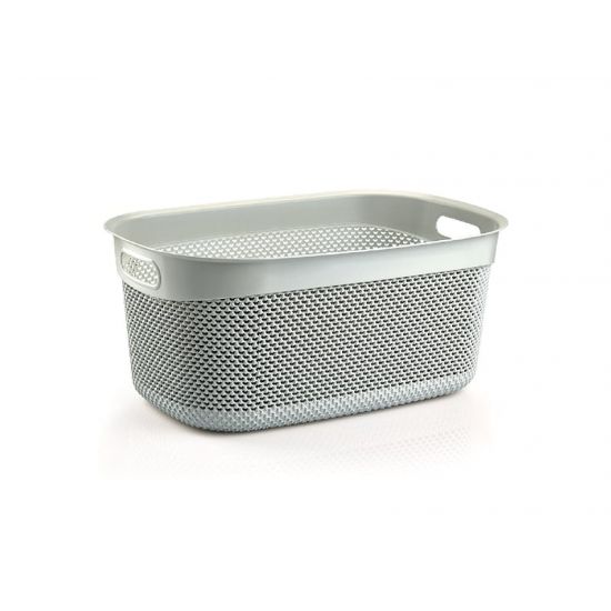 Кошик 9,0л 33*24*16,5см Drop Design хол-сірий M-164