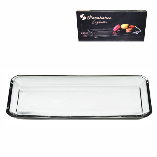 Грация Кристалин блюдо 30*14см под.упак. 68017