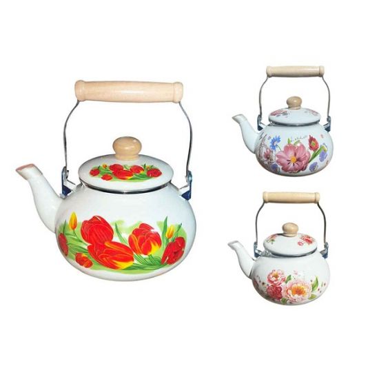 Чайник 2,5л емаль EB-12603