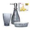 Набор для ванной комнаты 3-пр. Фьюжн графит 888-153