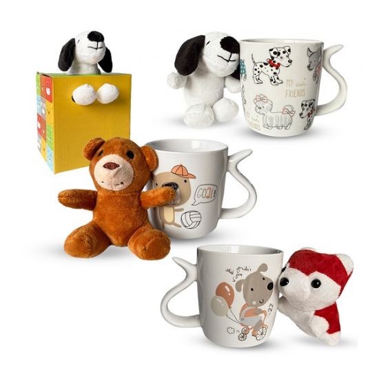 Чашка 400мл з іграшкою 040-01-104