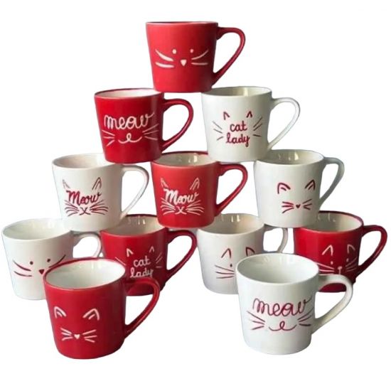 Чашка 160мл Мяу-мяу цветная 040-01-113