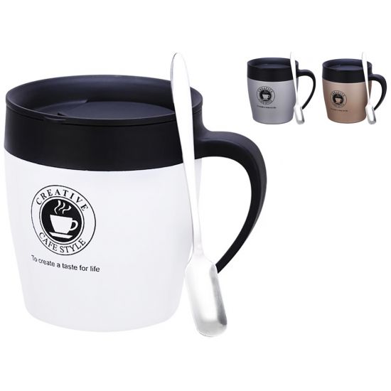 Термокухоль 330мл з ложкою нерж.сталь BN-130