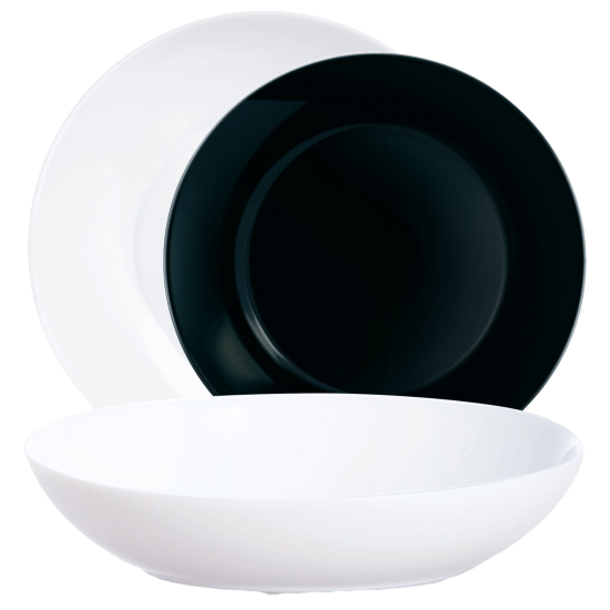 Сервіз Luminarc Apy Black&White, 18 предметів X1990