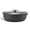 Гусятниця 8,0л овальна скл.кришка 38*25*12,8см EB-9173