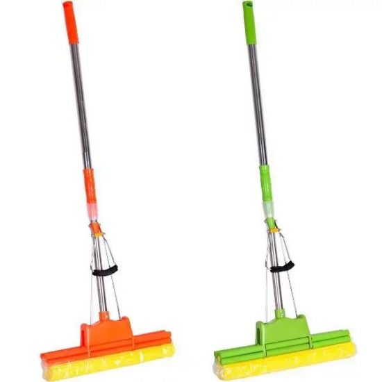 Швабра на 2 віджима хромована ручка 5002