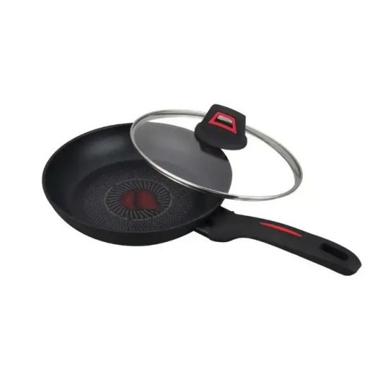 Сковорода 24см антипр.покрытие стк.крышка термоиндикатор BN-830