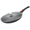 Сковорода 26см антипр.бриллиантовое покрытие стк.крышка съемная ручка BN-433