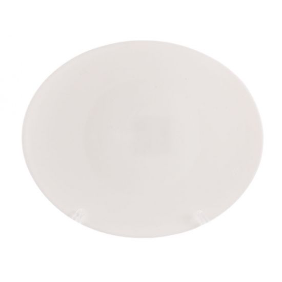 WHITE Тарелка мелкая овальная №10,5 стеклокерамика LCP105 (по 6шт в уп)