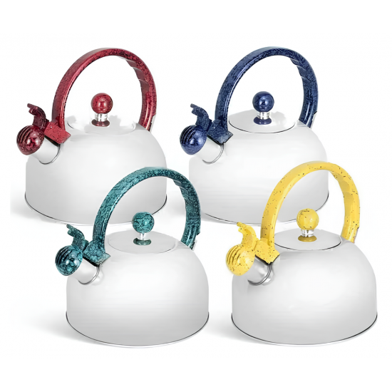 Чайник 2,5л зі свистком нерж.сталь EB-3554