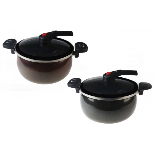 Кастрюля 6,5л эмалированная с крышкой EB-12620