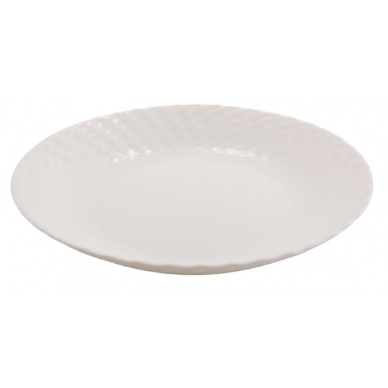 WHITE DIAMOND Тарелка глубокая №7 стеклокерамика LNSP70 (по 6шт в уп)