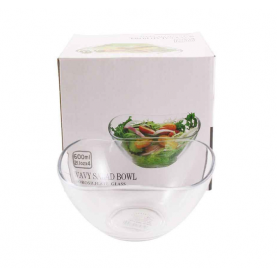 BMPT-1019-6 Набор салатников стеклянный 4*600мл