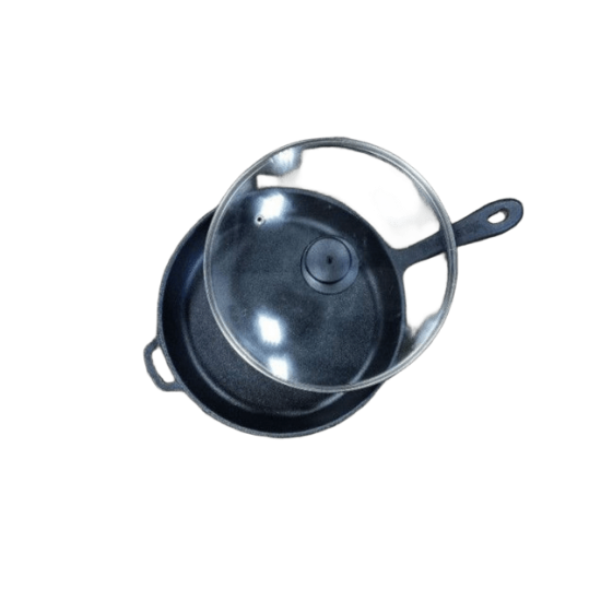 Сковорода чугунная 26*4см стк.крышка T2013C3