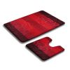 Набор ковриков для ванной Vonaldi Standart 02223 (60×100 + 60×50 см), красный