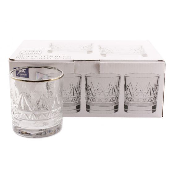 BM5412JW2 Gold Набір склянок 6*330мл