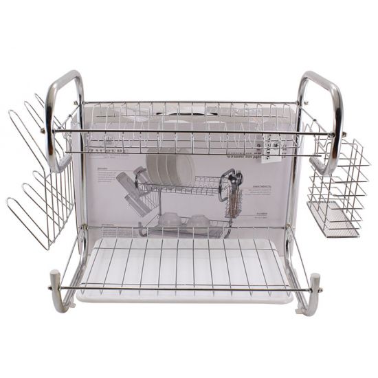 DN0850W Сушилка для посуды 2-х уровневая 50*25*36см