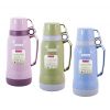 Термос 1800 мл пластиковый со стеклянной колбой (голуб.салат.фиолет.) 2024