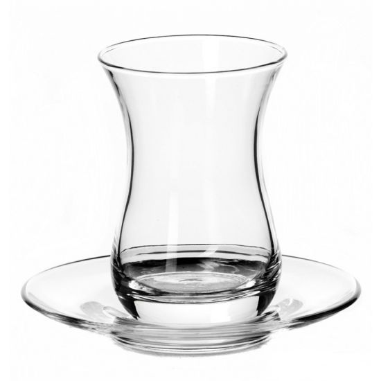 Аїда склянка з блюдцем для чаю v-160мл*6шт (160мл.) 96308