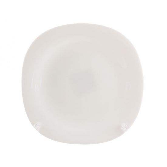 WHITE Тарілка мілка квадратна №11 склокераміка O31110 (по 6шт в уп)