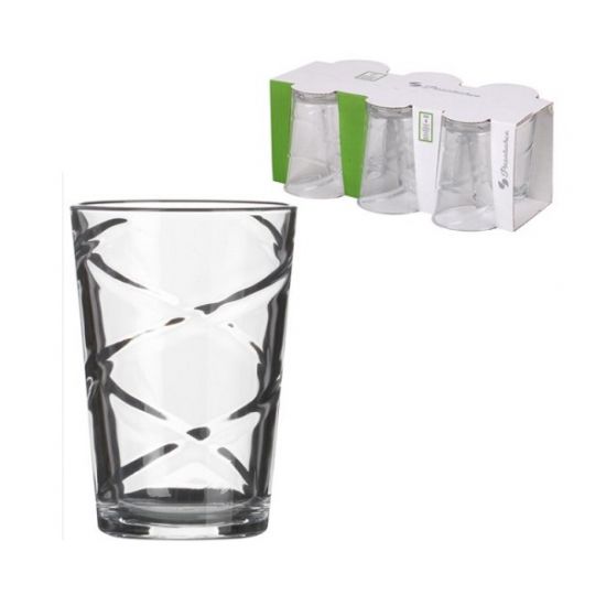 Ола склянка/вода набір 6шт*200мл h-10см под.упак. 52316