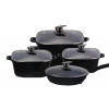 Набір квадратних каструль 8-пр. каструлі+сковорідка BN-389