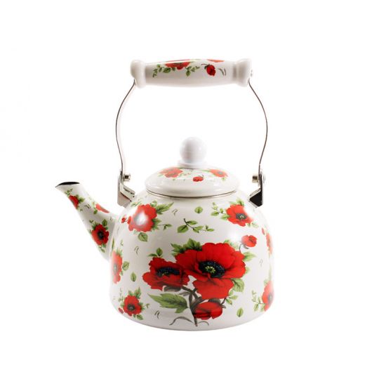 6W Чайник 2,0л керамическая ручка Маки