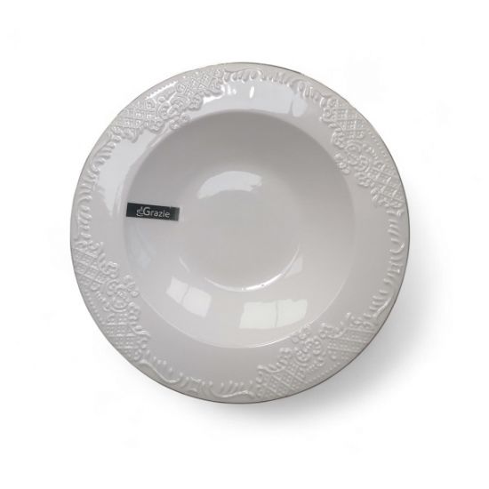 Harmony Тарілка глибока 9" d-23см порцел. білий Гармонія